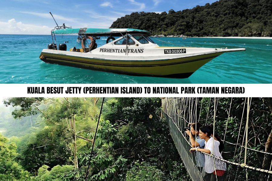 Kuala Besut Jetty (Pertentian Island) to National Park (Taman Negara)
